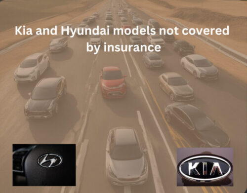 Kia and Hyundai models not covered by insurance